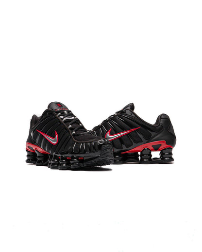 NIKE SHOX TL BLACK AND RED