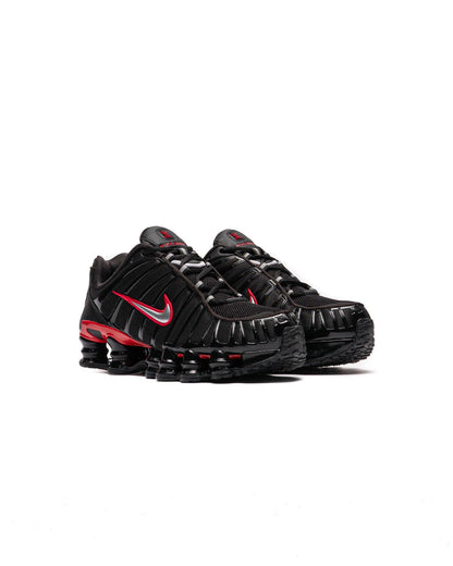NIKE SHOX TL BLACK AND RED
