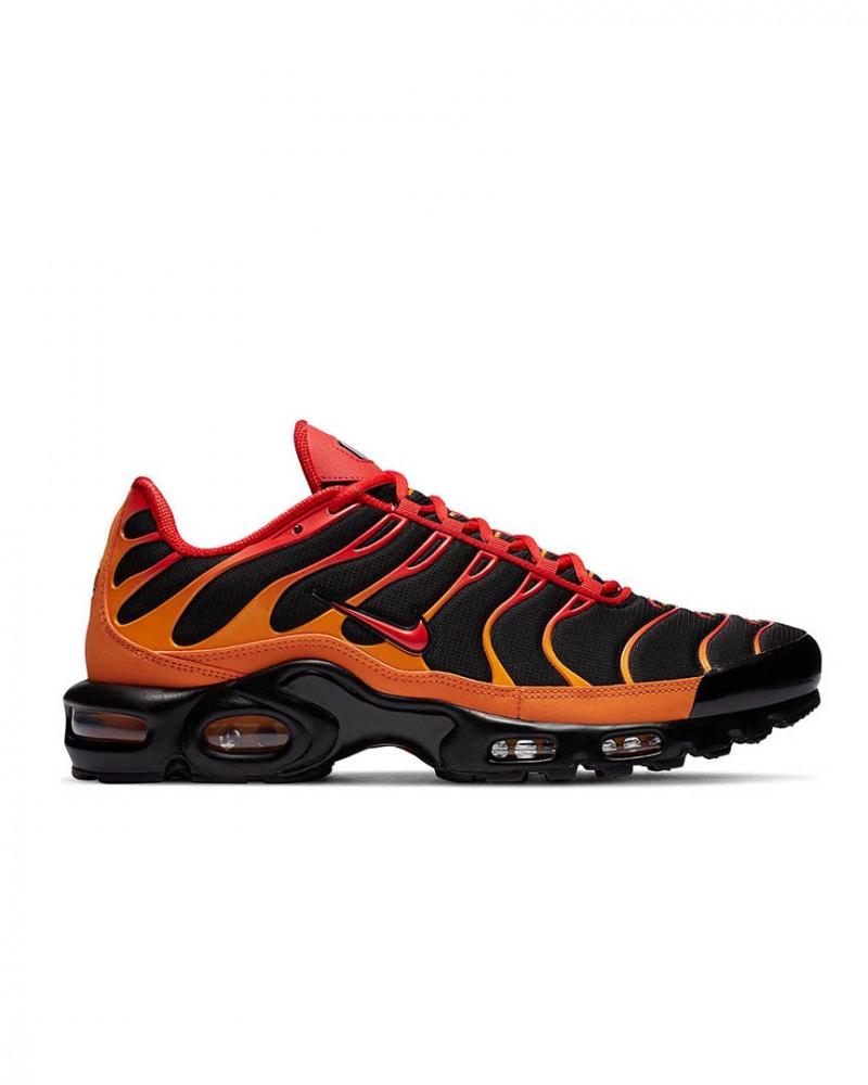 NIKE TN BLACK-RED AND ORANGE