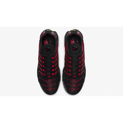 NIKE TN BLACK AND RED