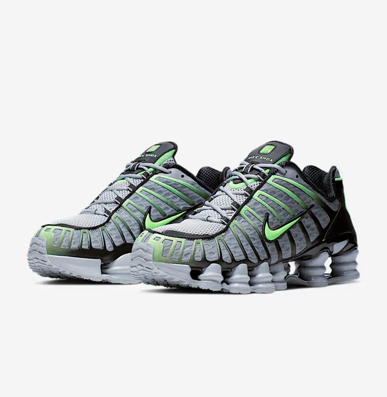 Nike Shox TL WOLF GREY LIME