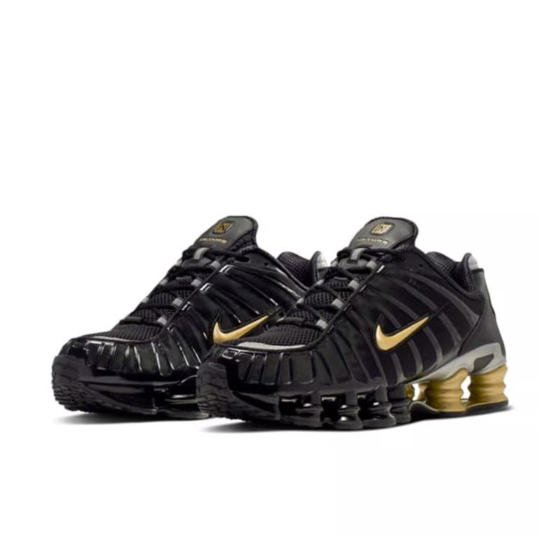 Nike SHOX TL BLACK AND GOLD