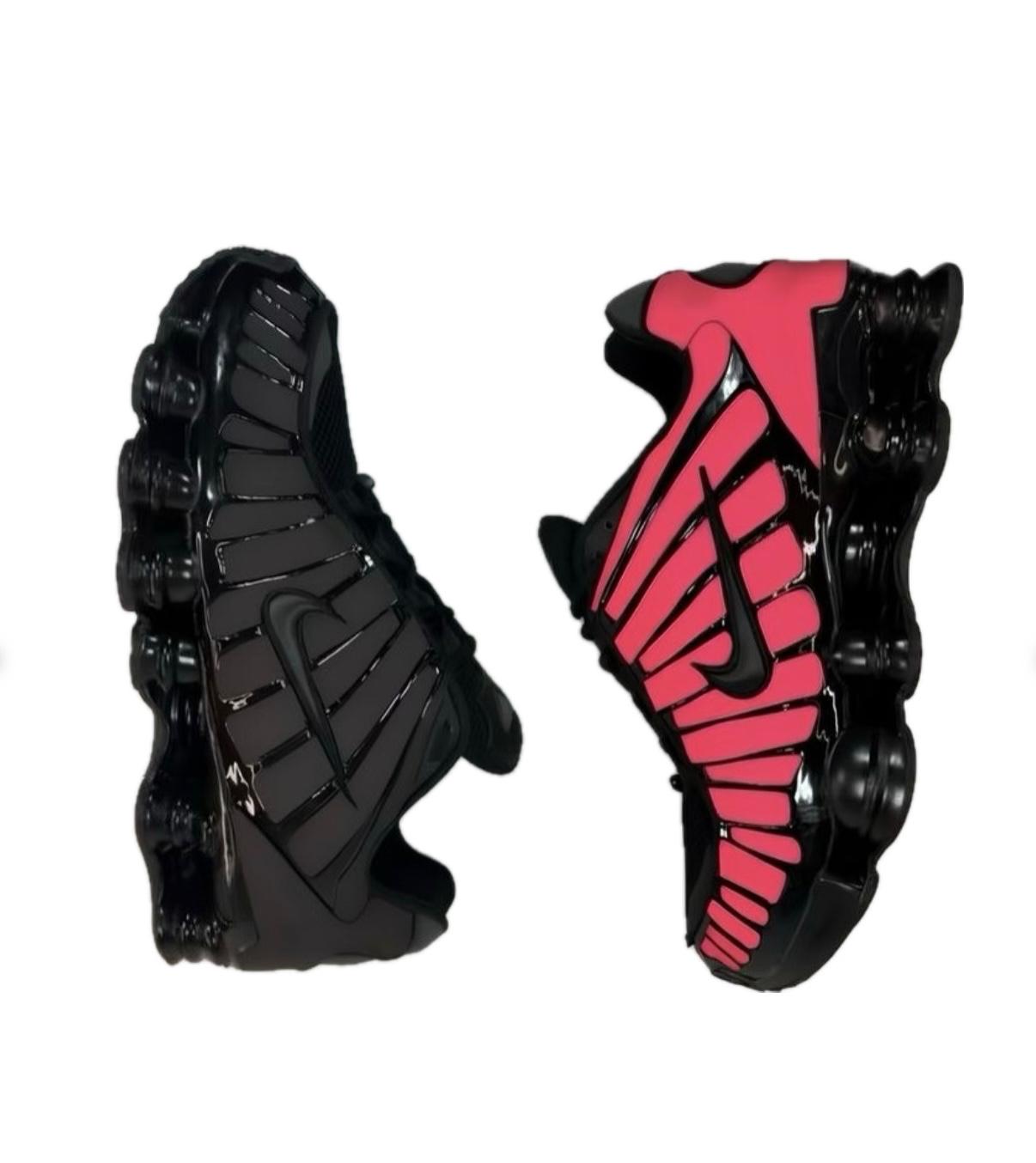 NIKE SHOX TL BLACK AND RED TERMOACTIVE