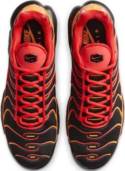 NIKE TN BLACK-RED AND ORANGE